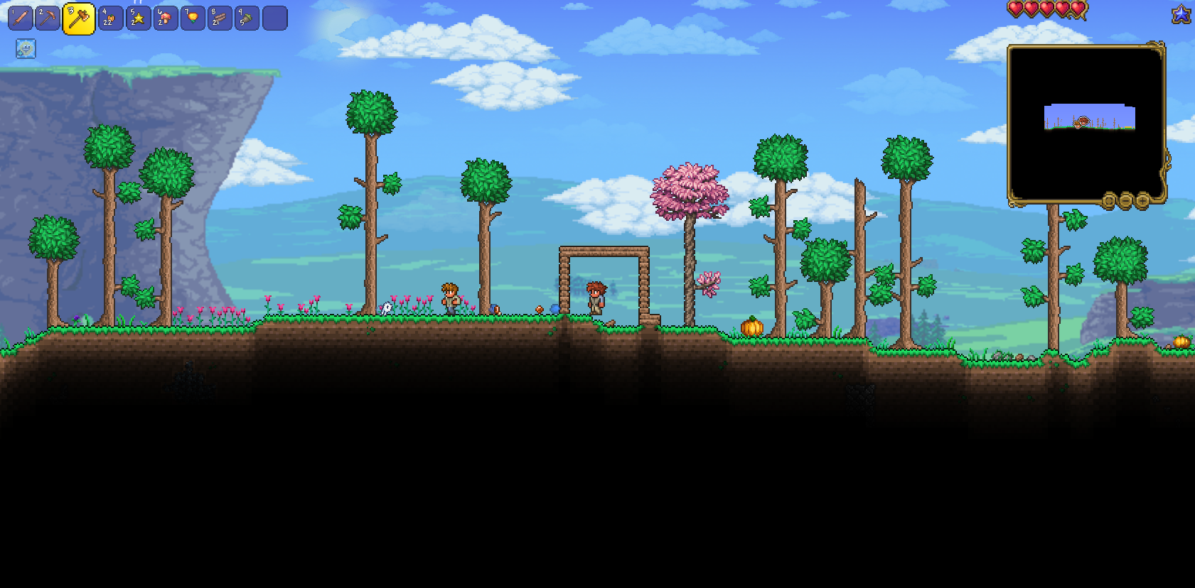 Structure showing in game verifying the process